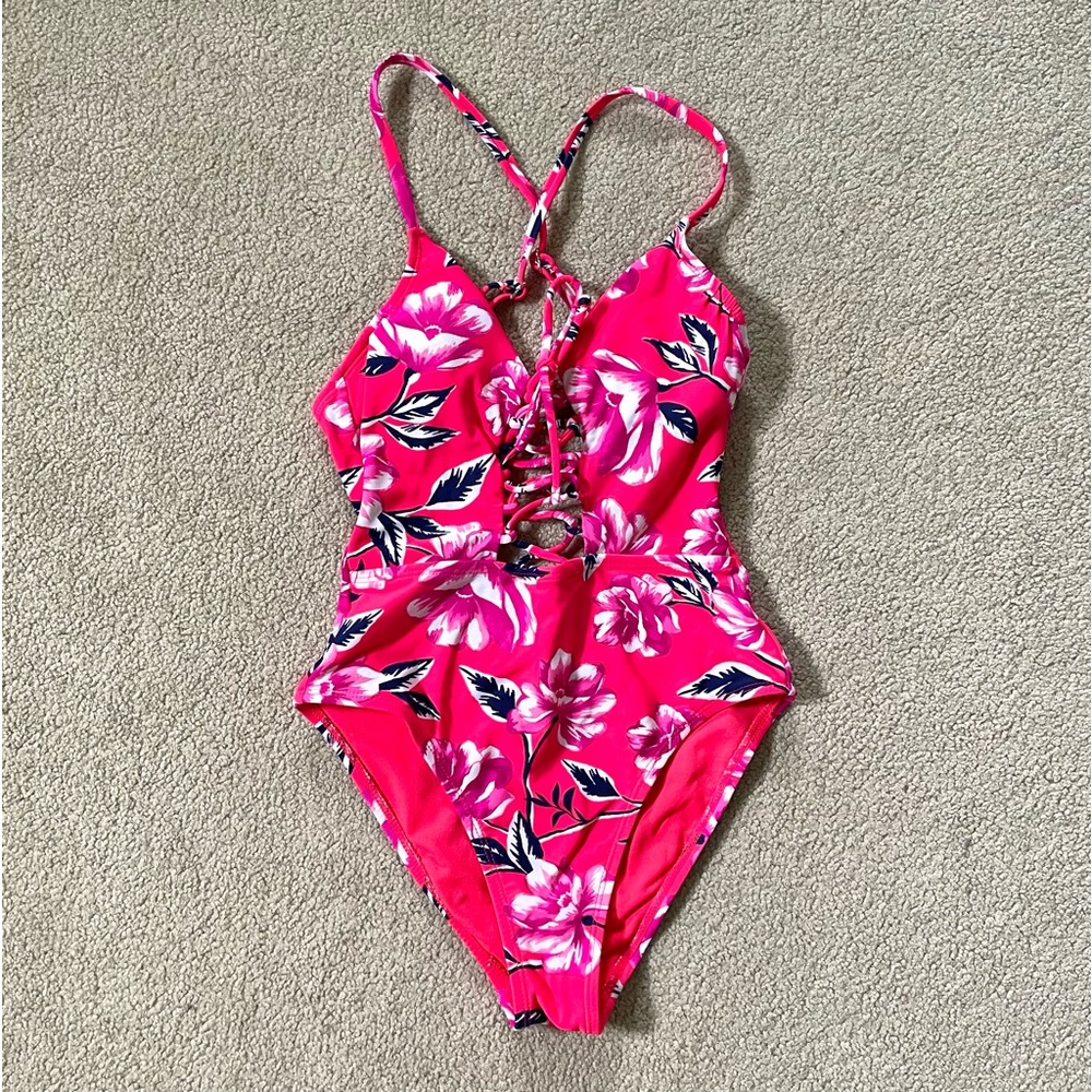 Women's Xhilaration One Piece Swimsuit, Size XS